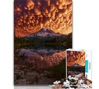 Beautiful Mountain River Jigsaw Puzzles for Adults 1000,Staycation Kill Time Every Piece Is Unique - Challenging Family Fun Game (75x50cm)