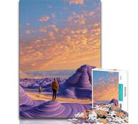 Beautiful Mountain River Jigsaw Puzzles for Teenagers 1000 Pieces,Pattern Assembly Fun at Home Activities,Birthday Present,Travel Gifts 38x26cm