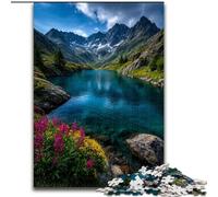 Beautiful Mountains And Lakes 1000 Piece Jigsaw Puzzle for Adults And Teenagers, Staycation Kill Time Enhance Love between Couples (50x75cm)