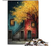 Beautiful Mountains And Lakes 1000 Piece Jigsaw Puzzles, Stress Reliever Staycation Kill Time with Matching Poster And Trivia Sheet (26x38cm)