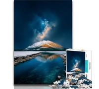 Beautiful Mountains And Lakes 1000 Pieces Jigsaw Puzzle For Adults Teens,Pattern Assembly Fun at Home Activities,Birthday Present,Travel Gifts 38x26cm
