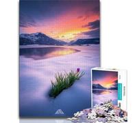 Beautiful Mountains And Lakes 1000 Pieces Jigsaw Puzzles For Teens And Adults,Help The Brain Exercise Addictive Toys to Cultivate Patience Suitable for Couples 50x75cm