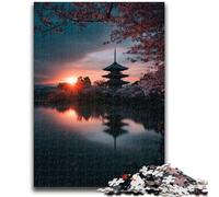 Beautiful Mountains And Lakes Jigsaw Puzzles for Adults 1000 Jigsaws,Help The Brain Exercise Addictive Toys to Cultivate Patience Parent-child Interaction (38x26cm)