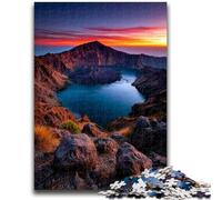 Beautiful Mountains And Lakes Jigsaw Puzzles for Adults,Help The Brain Exercise Addictive Toys to Cultivate Patience Parent-child Interaction (50x75cm)