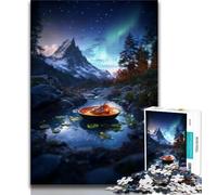 Beautiful Mountains And Lakes Jigsaw Puzzles for Adults Teenagers Jigsaws Puzzle,Educational Games Home Decoration Suitable for Desktop Decoration 50x75cm