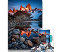 Beautiful Mountains And Lakes Jigsaw Puzzles for Teenagers 1000 Jigsaws,Educational Games Wall Decoration Unique Birthday And Xmas Gifts (38x26cm)