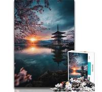 Beautiful Mountains And Lakes Puzzles 1000 Pieces for Teenagers,Help The Brain Exercise Addictive Toys to Cultivate Patience Great Gift (75x50cm)