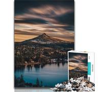 Beautiful Mountains And Lakes Puzzles for Adults Teens 1000 Pieces,Help The Brain Exercise Addictive Toys to Cultivate Patience Suitable for Couples 50x75cm
