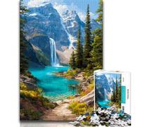Beautiful Mountains And Lakes Puzzles for Teenagers 1000 Pieces,Staycation Kill Time Every Piece Is Unique - Challenging Family Fun Game (38x26cm)