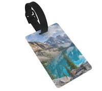 Beautiful Mountains Full Width Single-Sided Printed Luggage Tags, Tag Tags to Prevent Mistakes, Name Tags, Luggage Decorations, Pendants, Travel Experts, Full Equipment Markings