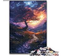 Beautiful Mountains Jigsaw Puzzles for Adults 1000 Pieces, for 14+ Train Your Brain And Your Hands Christmas Game Gifts (26x38cm)