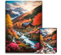 Beautiful Mountains Jigsaws 1000 Pieces for Adults Puzzles for Adults Relax & Challenge Colorful Home Decor Art for Friends 1000 PCS(75x50cm)