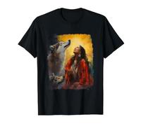 Beautiful Native American Value Graphic T-Shirt, Men, Black, S