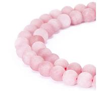 Beautiful Natural Agate Beads 4mm Round Loose Beads for Jewellery Making Rose Quartz