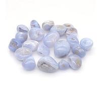 Beautiful Nature Blue Agate Geode Gravel Size Irregular Tumbled Stones Crystal Quartz Aquarium Home Decor Ornaments (Size : 200g) Gemstone Stone
