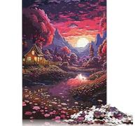 Beautiful Nature Jigsaw Puzzle, Wooden Puzzles 1000 Piece Jigsaw Intellectual Toys, Challenging Adult And Teen Casual Jigsaw Puzzle 1000pcs (75x50cm)