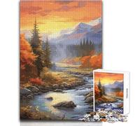 Beautiful Nature Landscape 1000 Pieces Puzzles for Adults Playful Learning Cognitive Activity for Joyful Surprises Size 50x75cm