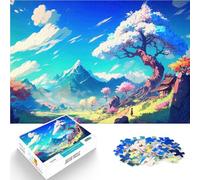 Beautiful Natureteenagers 1000 Pieces Puzzle Help the brain exercise addictive toys to cultivate patience Home Decoration 38x26cm