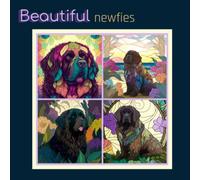 Beautiful Newfies: A Newfoundland Dog Coloring Book