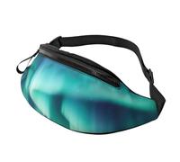Beautiful Northern Lights Printed Personalized Waist Bag, Lightweight and Versatile Crossbody Bag for Everyday and Outdoor Adventures