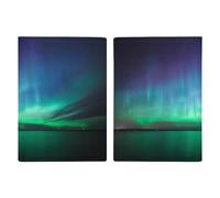 Beautiful Northern Lights Travel Passport Wallet Credit Card Holder Cover Case Protector