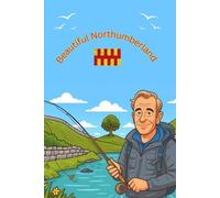 Beautiful Northumberland Robson Green inspired local travels fishing theme with iconic Sycamore Gap tree and Hadrians Wall 100 page notebook