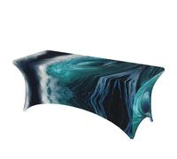 Beautiful ocean waves Print Professional stylish Rectangular Table Cover Clean Tablecloth Easy Installation