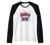 Beautiful Oh Happy Day Emblem Speech Raglan Baseball Tee