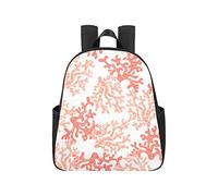 Beautiful Orange Coral in The Sea School Backpacks 12.40x5.12x14.17inch High School Backpacks Multipurpose Casual Bag Pack Business Travel School,Office