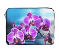 Beautiful Orchid Laptop Sleeve Case 17inch, Shockproof Protective Case, 10-17 Inch Computer Sleeve, Water Resistant Laptop Briefcase for Men Women Compatible with MacBook Air/Notebook/Tablet