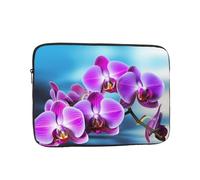 Beautiful Orchid Laptop Sleeve for Women Men, 17 Inch Waterproof Laptop Bag Lightweight Notebook Computer Cover Bag