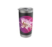 Beautiful Orchid Mantis Flower Cute Praying Mantis Insect Stainless Steel Insulated Tumbler