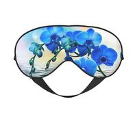 Beautiful Orchid Print Sleep Mask Eye Masks Blindfold Eye Cover Eyeshade for Night Sleeping Travel Airplane Ues