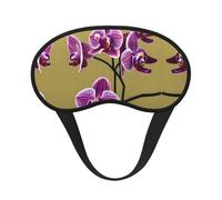 Beautiful Orchids Printed Eye mask, for Sleeping, Light-Blocking, Soft and Comfortable, Elastic Band