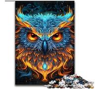 Beautiful Owls 1000 Piece Jigsaw Puzzle for Adults And Teenagers, Family Entertainment Toys Is Ideal As A Gift for The Whole Family (26x38cm)