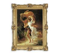 Beautiful Painting 90 x 70 cm Artist P.A. Cot ´ Il Tempale - The Storm ´ Art Picture Baroque Frame Antique Repro Renaissance as Painting and High...