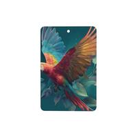Beautiful Parrot Flying Car Air Fresheners 4 Pcs Hanging Scented Cards Fragrance Scented Cards For Car Aromatherapy Tablets