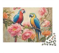 Beautiful Parrot Parrot Jigsaw Puzzle Extremely Difficult, Very Hard to Complete Suitable for Adults 300pcs (40x28cm)