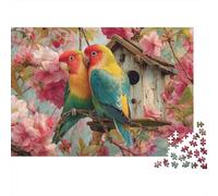 Beautiful Parrot Parrot Jigsaw Puzzle Fun Educational Game Suitable for All The Family High Difficulty But Not Boring 1000pcs (75x50cm)