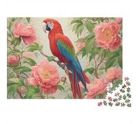 Beautiful Parrot Parrot Jigsaw Puzzle Fun Educational Game Suitable for All The Family High Difficulty But Not Boring 1000pcs (75x50cm)