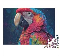Beautiful Parrot Parrot Jigsaw Puzzle Suitable for Family Entertainment Suitable As A Gift Highly Challenging Interesting 300pcs (40x28cm)