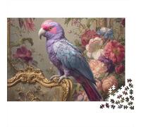 Beautiful Parrot Parrot Jigsaw Puzzles Extremely Challenging Perfect for Passing The Time Strengthen Bonds Suitable for All Ages 500pcs (52x38cm)