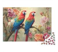 Beautiful Parrot Parrot Jigsaw Puzzles Extremely Challenging Perfect for Passing The Time Strengthen Bonds Suitable for All Ages 500pcs (52x38cm)