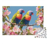 Beautiful Parrot Parrot Jigsaw Puzzles Extremely Challenging Perfect for Passing The Time Strengthen Bonds Suitable for All Ages 500pcs (52x38cm)