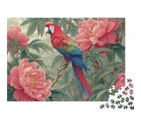 Beautiful Parrot Parrot Jigsaw Puzzles Extremely Challenging Suitable for All Ages And Genders Strengthens Bonds Passes The Time 500pcs (52x38cm)
