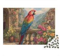 Beautiful Parrot Parrot Jigsaw Puzzles Highly Challenging Great Fun The Perfect Way to Pass The Time Decorative Puzzle Pieces 500pcs (52x38cm)