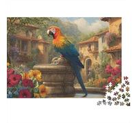 Beautiful Parrot Parrot Jigsaw Puzzles Moderately Challenging Ideal for Decorative Display Perfect for Passing The Time 1000pcs (75x50cm)