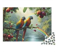 Beautiful Parrot Parrot Jigsaw Puzzles Suitable for Teenagers And Adults Cool And Fun Extremely Challenging 300pcs (40x28cm)