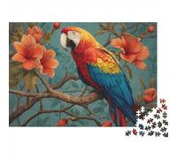 Beautiful Parrot Parrot Jigsaw Puzzles Suitable for Teenagers And Adults Cool And Fun Extremely Challenging 1000pcs (75x50cm)