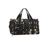 Beautiful Pattern Gym Duffle Bag with Shoe Compartment Travel Weekender Overnight Bag Waterproof Sports Gym Bag with Shoulder Strap